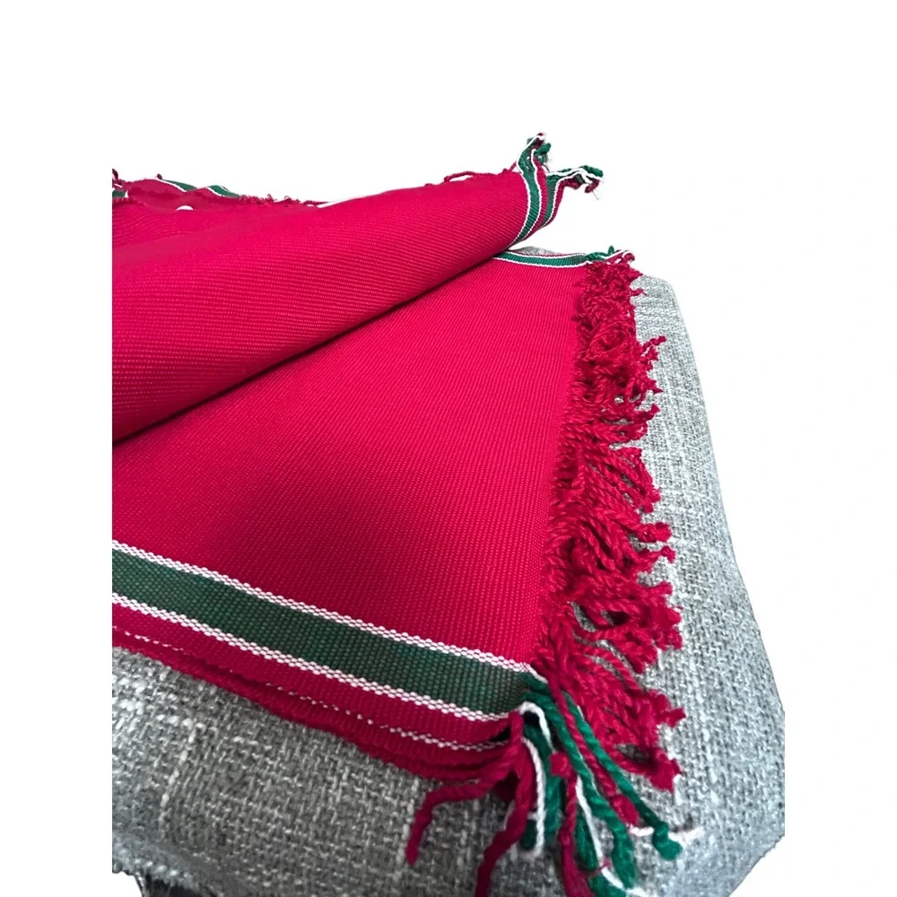 Maya Works Guatemala Hand Woven Cotton‎ Tablecloth Placemats Holiday Napkins x 6